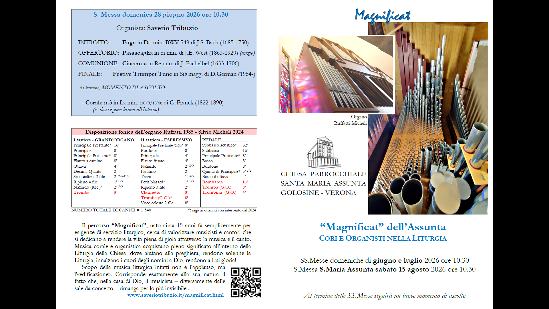 Archivio attività Magnificat